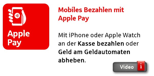 Mobiles Bezahlen mit Apple Pay